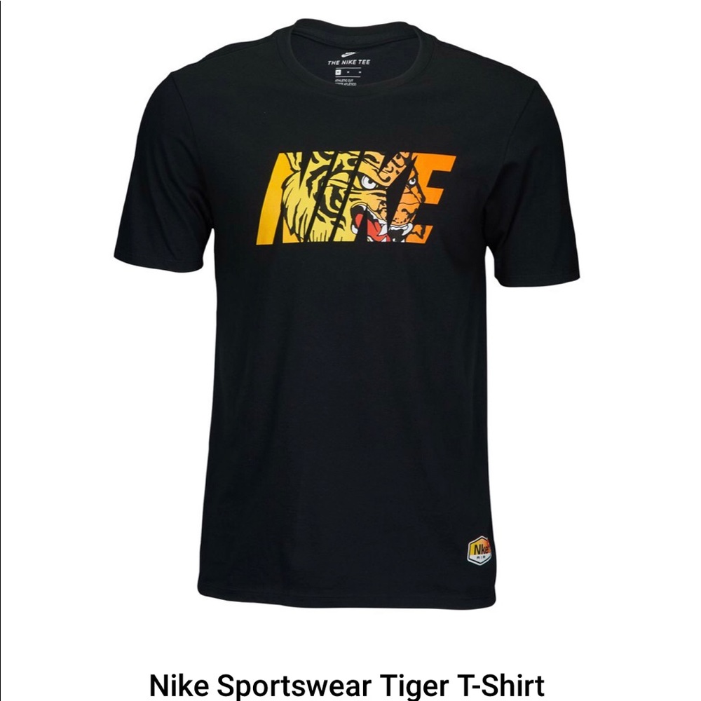 The Nike Tee Boys Size Medium Tiger T Shirt